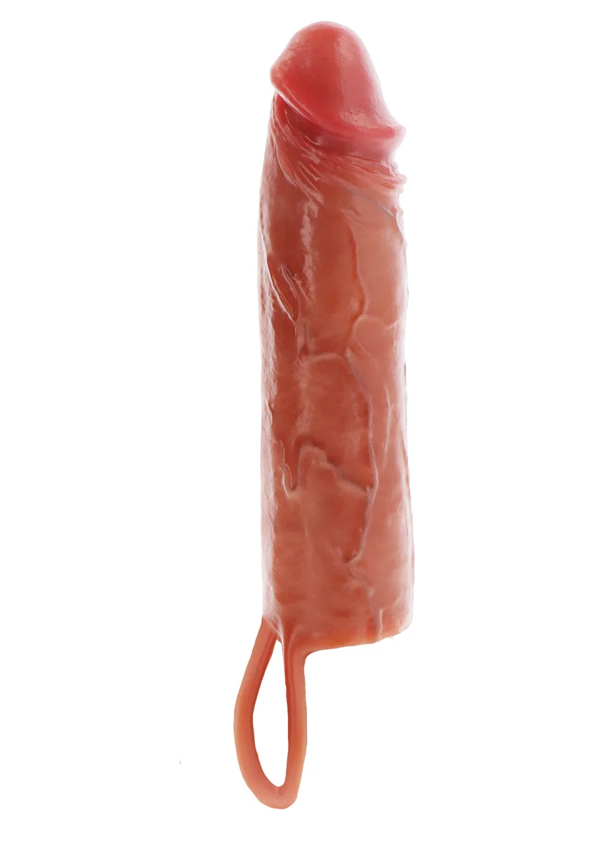 Silikónový návlek na penis Hydrated Skin 20 cm