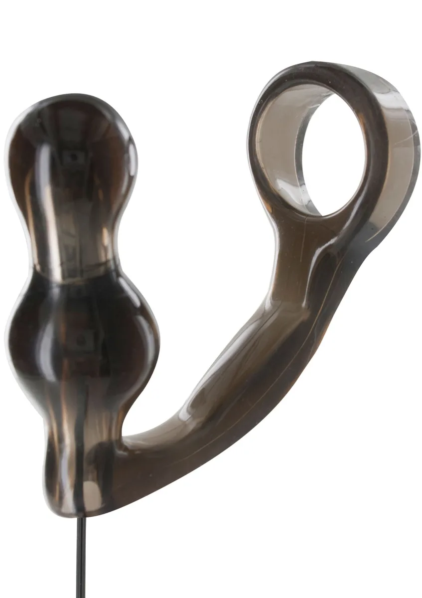 Power Plug vibračný análny kolík a krúžok na penis