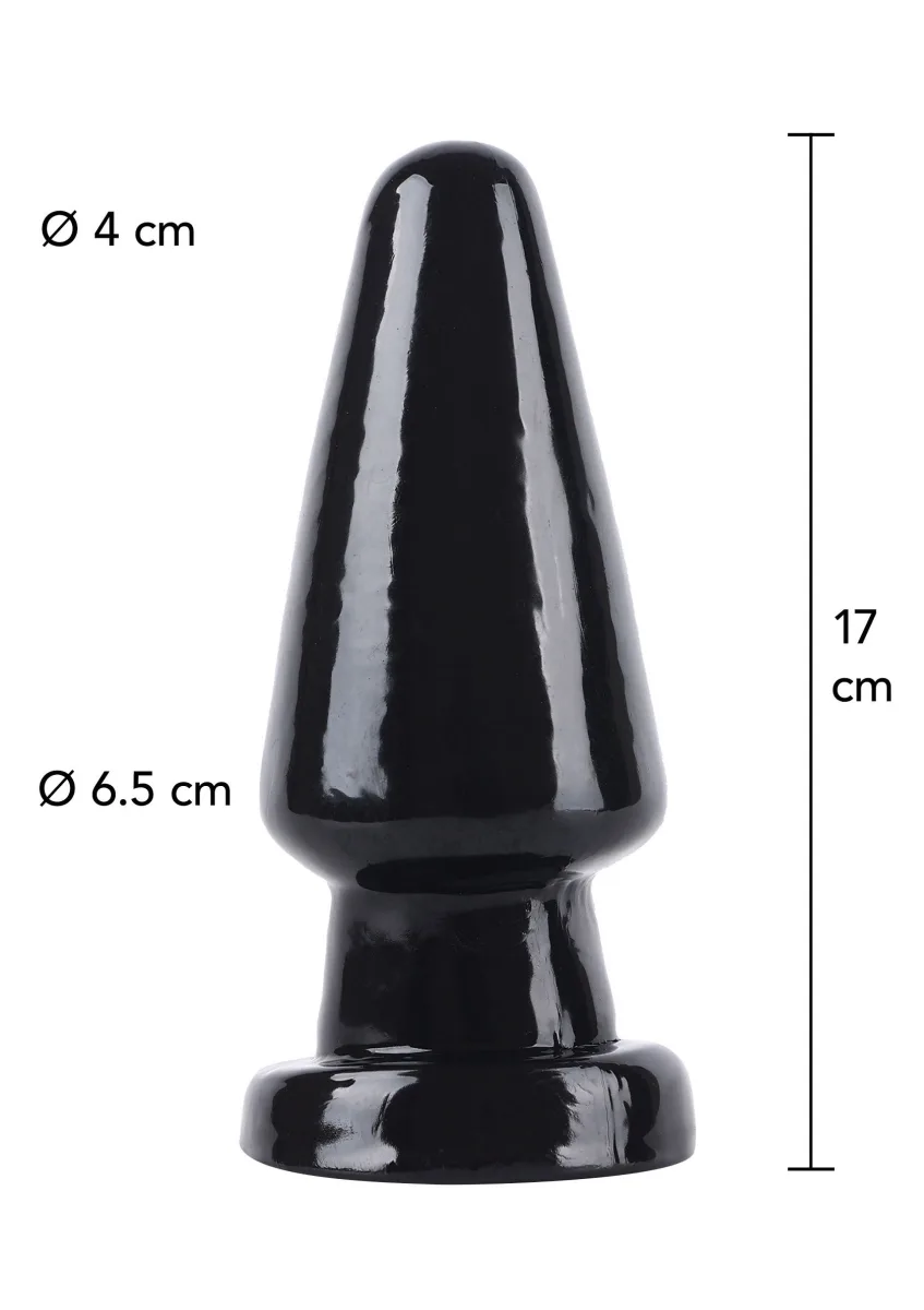 Veľký kužeľovitý análny kolík 17 cm
