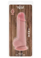 Luxusné hrubé dildo s dvojitou hustotou TPE 34,5 cm — obrázok 3