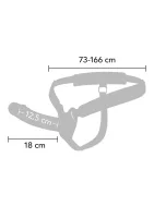 Silikónový strapon na dutý penis 18 cm — obrázok 2