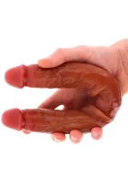 Silikónový dvojitý penis predkožky 35 cm — obrázok 5