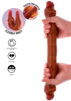 Silikónový dvojitý penis predkožky 46 cm — obrázok 8