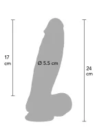 Ultra realistické silikónové dildo 22 cm — obrázok 2