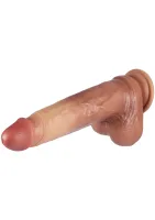 Ultra realistické silikónové dildo 18 cm — obrázok 7
