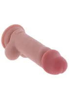 Luxusné hrubé dildo s dvojitou hustotou TPE 17 cm — obrázok 2