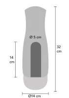 Trojitý masturbátor Super Sacie Nutbuster — obrázok 12
