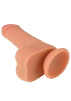 Realistické dildo z tekutého silikónu 20 cm — obrázok 3
