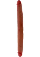 Silikónový dvojitý penis predkožky 40 cm — obrázok 4