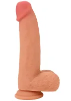 Realistické dildo z tekutého silikónu 20 cm — obrázok 1