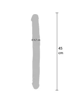 Dvojitý dong PVC 45 cm — obrázok 4