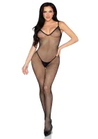 Bodypančuchy s rozkrokom a sieťovanými nohavicami — obrázok 1