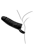 Silikónový krúžok na penis s tekutým povrchom 15 cm — obrázok 11
