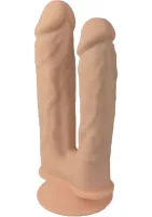 Vibračné dildo Duo 7+8 palcov — obrázok 5