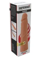 Tekutý silikónový návlek na penis 20 cm — obrázok 3