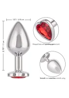 Veľký rubínový plug so srdcom Jewel — obrázok 4