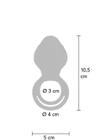 Vibračný krúžok Slimline pre páry — obrázok 2