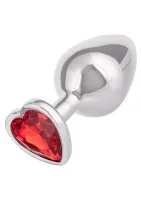 Veľký rubínový plug so srdcom Jewel — obrázok 2