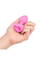 Vibračný kolík B-Vibe v tvare srdca, veľkosť S/M — obrázok 6