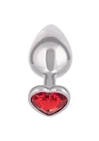 Veľký rubínový plug so srdcom Jewel — obrázok 1