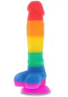 Dildo Rainbow Lover 18 cm — obrázok 1