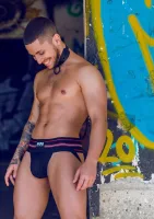 Fetiš Klasické Široké Jockstrap — obrázok 5