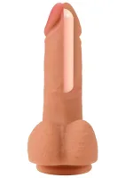 Realistické dildo z tekutého silikónu 16 cm — obrázok 4