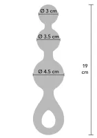 Análny kolík Crystal Trio strednej veľkosti — obrázok 8