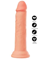 Realistický tekutý silikónový Dong 23 cm — obrázok 7