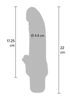 Vibrátor Gold Dicker Stim 22 cm — obrázok 2