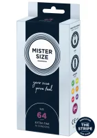 Kondómy MISTER SIZE 64 mm 10 ks — obrázok 1
