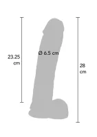 PVC dildo 28 cm — obrázok 5