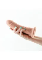 Široké dildo s dvojitou hustotou, 7 palcov — obrázok 4