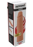 Tekutý silikónový návlek na penis 18 cm — obrázok 2