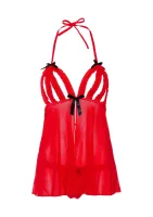 Babydoll s volánikmi Peek-a-boo — obrázok 8